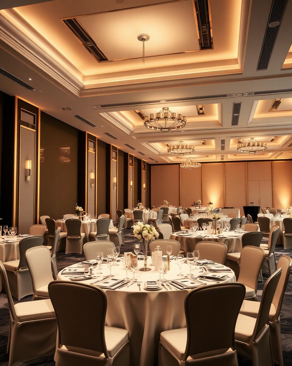 Premium corporate event entertainment setup